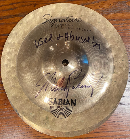 Autographed Used Set of MP 10"/10" Sabian Max Stax