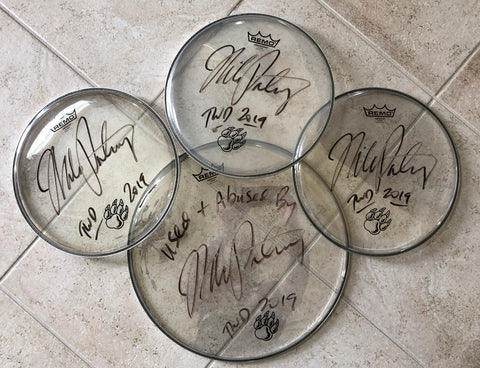 Autographed Used Drum Head from The Winery Dogs 2019 Tour