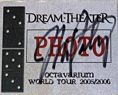 Autographed Octavarium 2005/2006 Tour Photo Pass Stickie