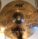 Autographed Used MP 18" Sabian AAX X-Plosion Crash from SOA 2018 Plovdiv DVD Shoot